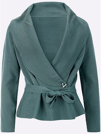 Cardigan 30% Lyocell - Taille Standard - Helline