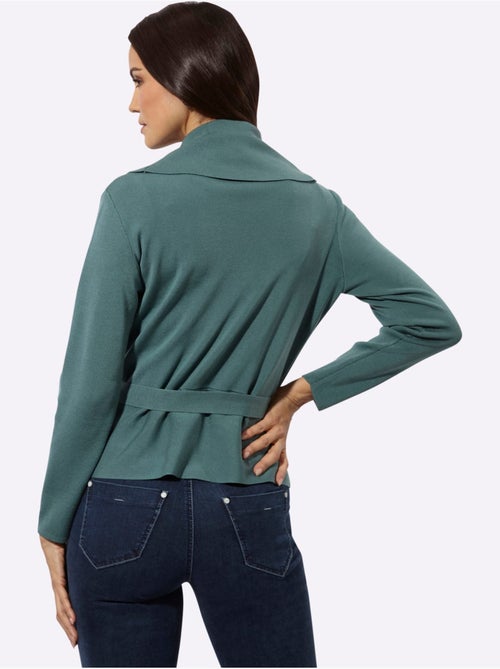 Cardigan 30% Lyocell - Taille Standard - Helline - Kiabi Cardigan 30% Lyocell - Taille Standard - Helline - Kiabi