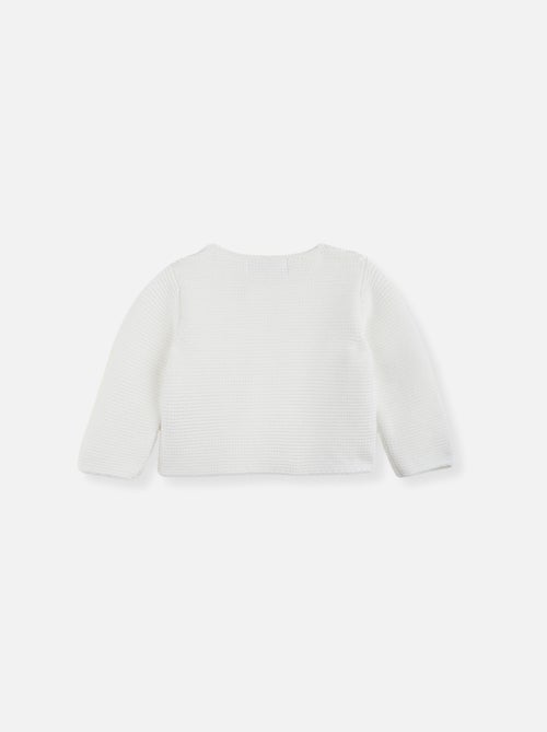 Cardigan 4 Boutons Coton Bio - Kiabi
