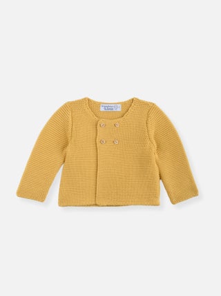 Cardigan 4 Boutons Coton Bio