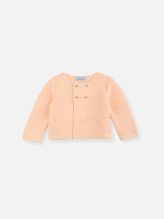 Cardigan 4 Boutons Coton Bio