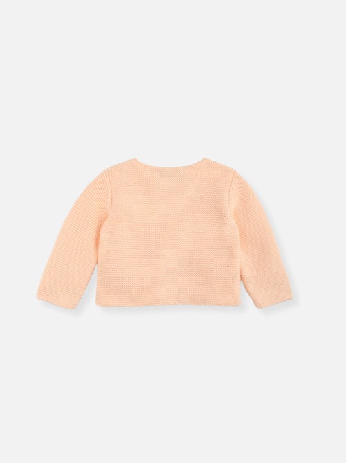 Cardigan 4 Boutons Coton Bio - Kiabi