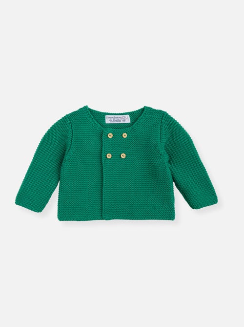 Cardigan 4 Boutons Coton Bio - Kiabi