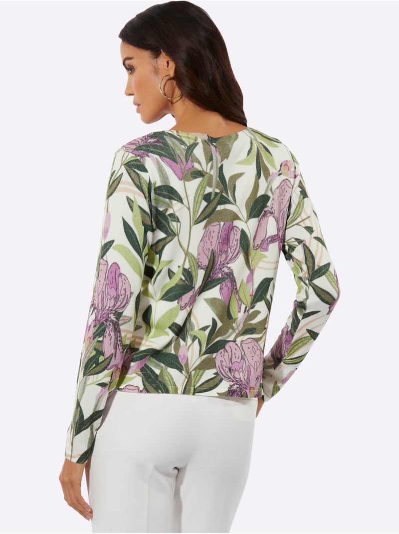 Cardigan 42% Viscose (ecovero) - Taille Standard - Helline Beige/Vert - Kiabi