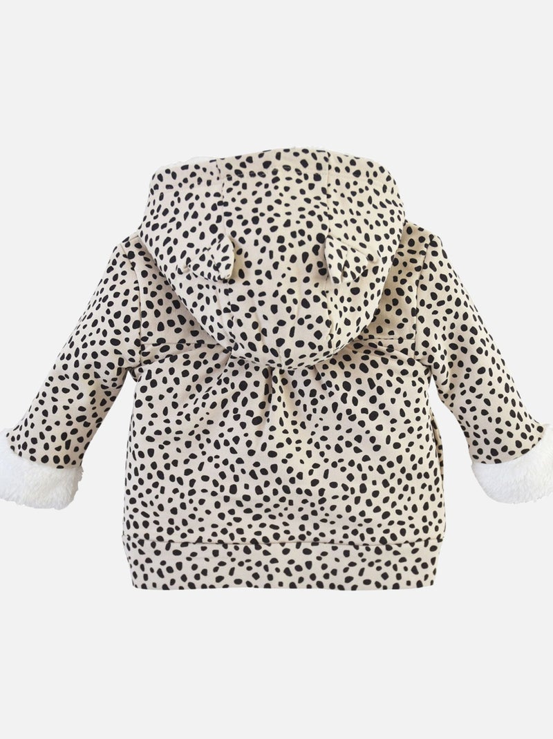 CARDIGAN A CAPUCHE DOUNIA Blanc - Kiabi
