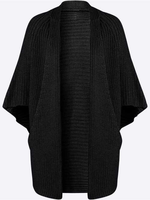 Cardigan à manches courtes avec poches et devant doublé - Taille standard - Moda Vilona - Kiabi Cardigan à manches courtes avec poches et devant doublé - Taille standard - Moda Vilona - Kiabi