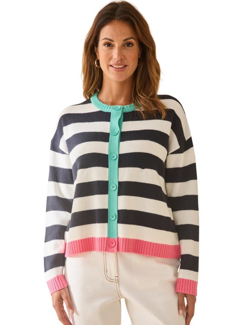 Cardigan à rayures - DAXON - Kiabi