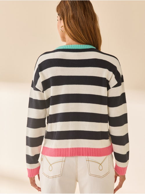 Cardigan à rayures - DAXON - Kiabi