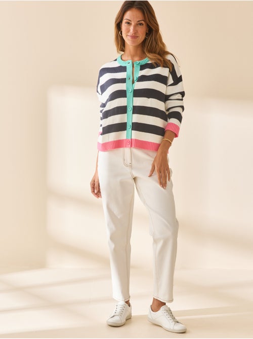 Cardigan à rayures - DAXON - Kiabi