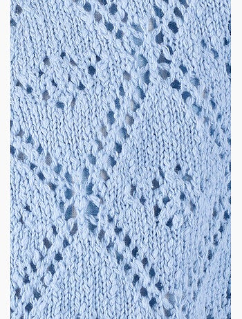 Cardigan ajouré fil ruban - Damart