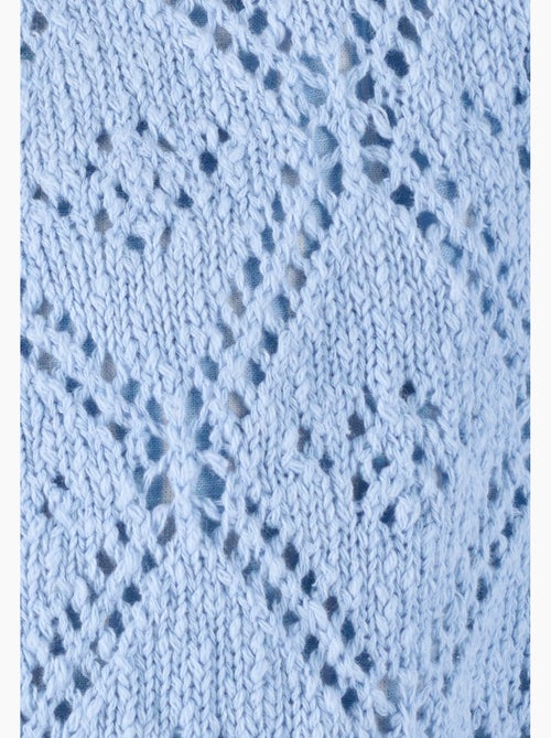 Cardigan ajouré fil ruban - Damart - Kiabi
