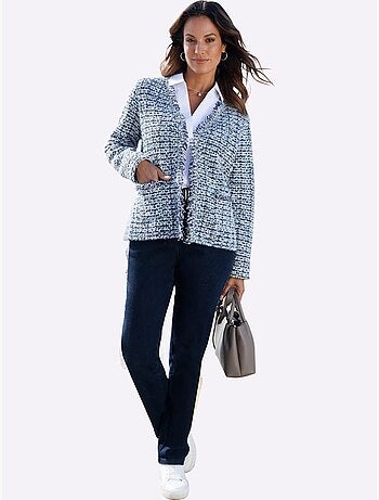 Cardigan Aspect Bouclé élégant - Taille Standard - Witt