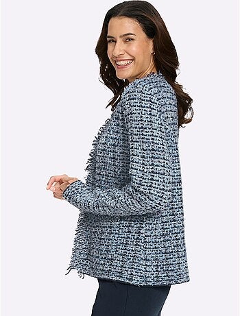 Cardigan Aspect Bouclé élégant - Taille Standard - Witt