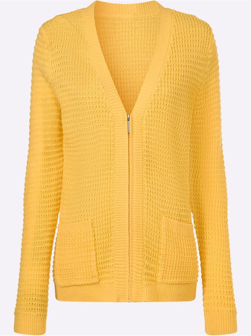 Cardigan Avec Poches - Taille Standard - Moda Vilona - Kiabi