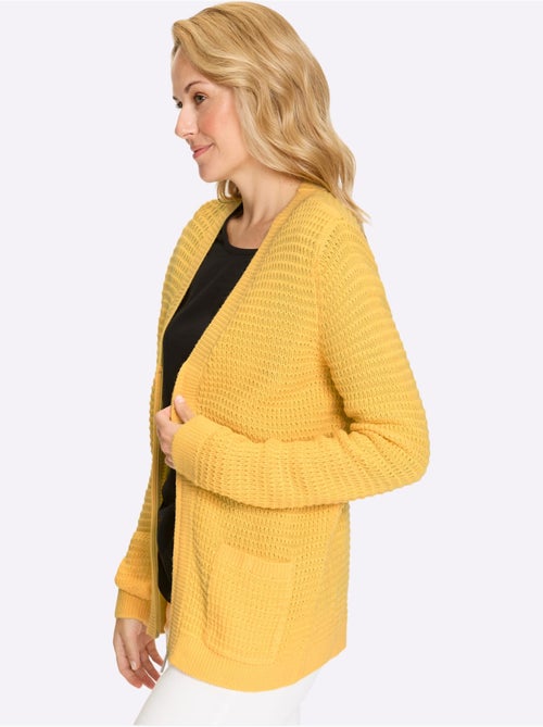 Cardigan Avec Poches - Taille Standard - Moda Vilona - Kiabi