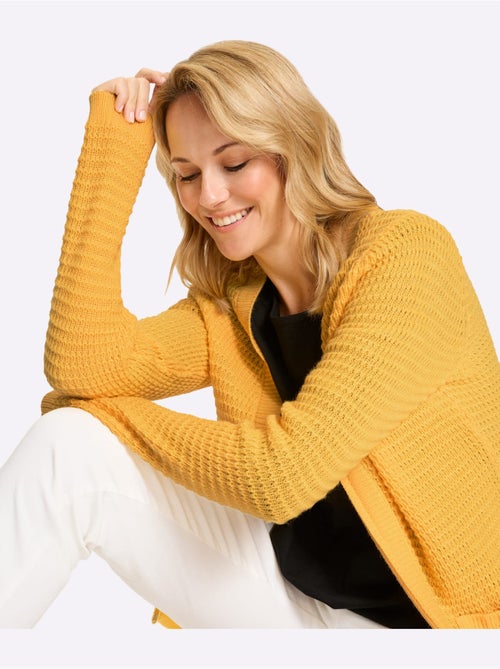 Cardigan Avec Poches - Taille Standard - Moda Vilona - Kiabi