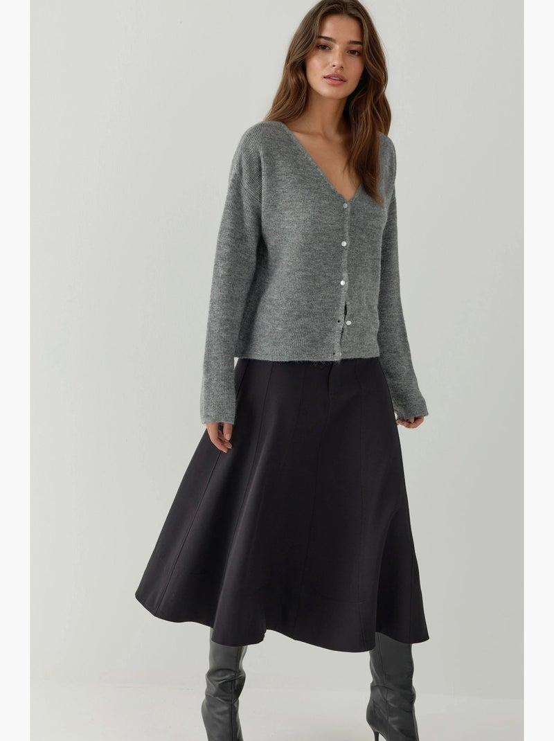 Cardigan barry hiccup Gris Noir - Kiabi