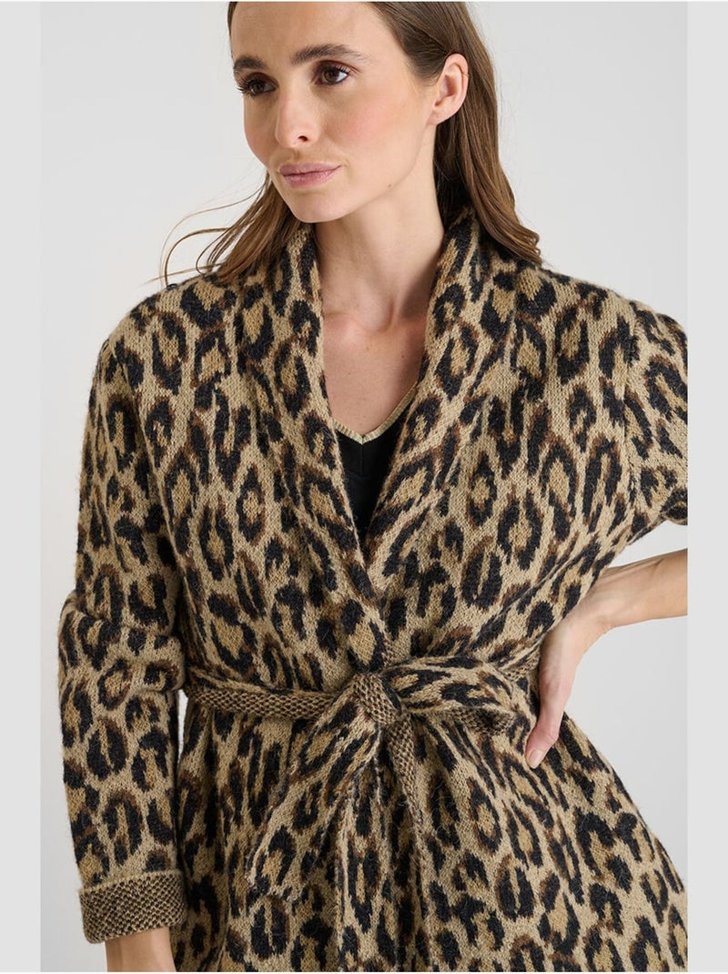 Cardigan BARRY 'Le Temps Des Cerises' Marron - Kiabi