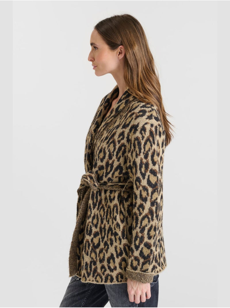 Cardigan BARRY 'Le Temps Des Cerises' Marron - Kiabi