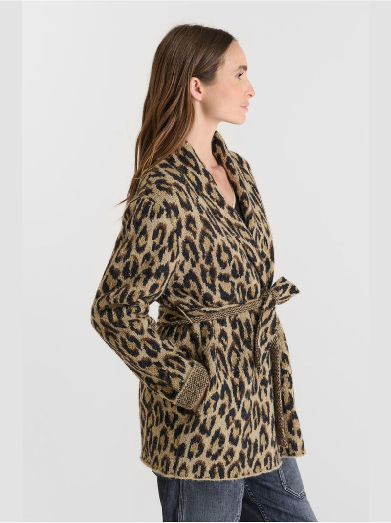 Cardigan BARRY 'Le Temps Des Cerises' Marron - Kiabi