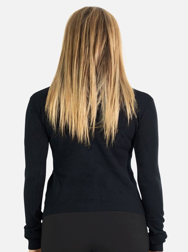 Cardigan basique Kebello Noir Noir - Kiabi