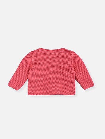 Cardigan grand bébé en coton biologique