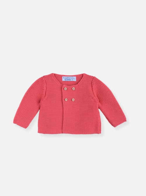 Cardigan bébé en coton biologique - Kiabi Cardigan bébé en coton biologique - Kiabi