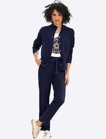 Cardigan Belle Qualité Interlock - Taille Standard - Helline