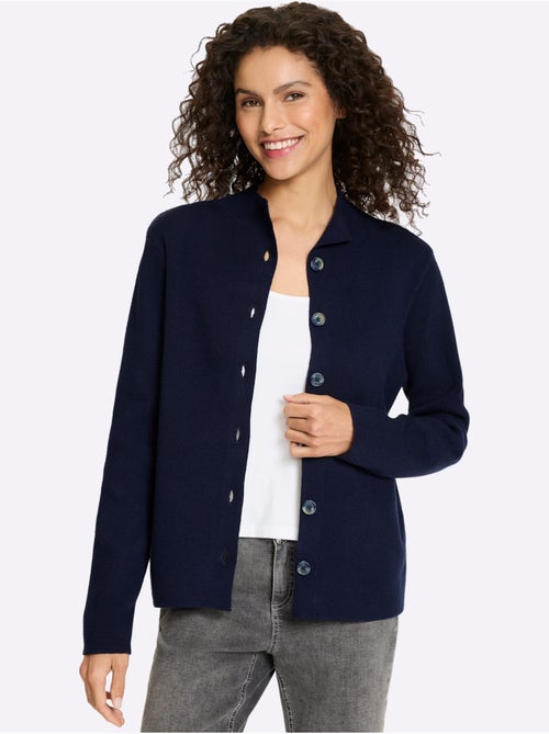 Cardigan Belle Qualité Interlock - Taille Standard - Helline - Kiabi Cardigan Belle Qualité Interlock - Taille Standard - Helline - Kiabi