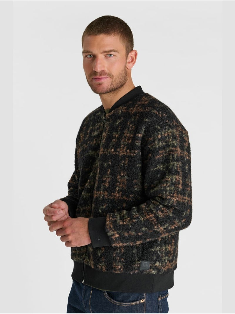 Cardigan bisal 'le temps des cerises' Noir - Kiabi