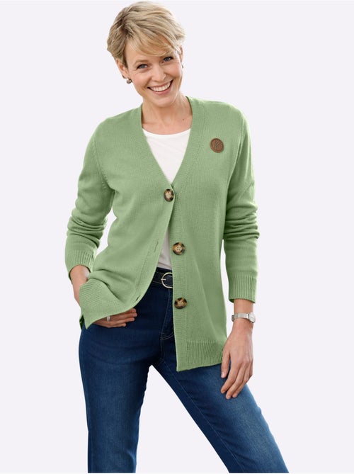 Cardigan Boutonnée - Taille Standard - Moda Vilona - Kiabi Cardigan Boutonnée - Taille Standard - Moda Vilona - Kiabi