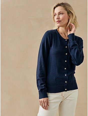 Cardigan boutons-bijoux - daxon
