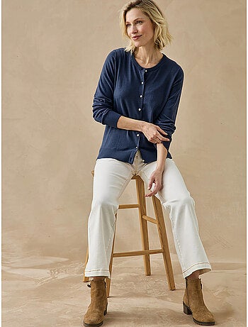 Cardigan boutons-bijoux - daxon