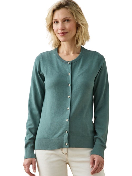 Cardigan boutons-bijoux - daxon - Kiabi Cardigan boutons-bijoux - daxon - Kiabi