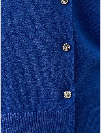 Cardigan boutons-bijoux - daxon