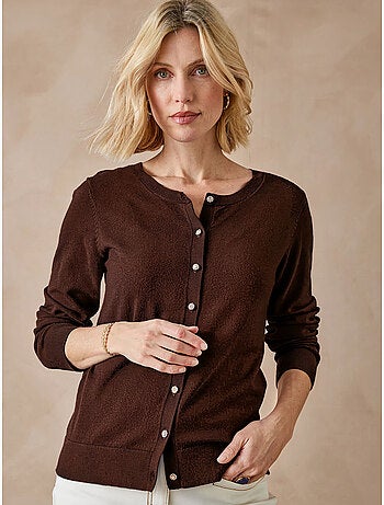 Cardigan boutons-bijoux - daxon