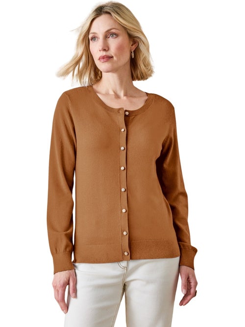 Cardigan boutons-bijoux - daxon - Kiabi Cardigan boutons-bijoux - daxon - Kiabi