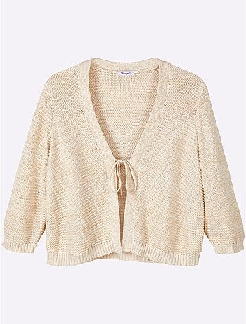Cardigan Brillance Discrète - Taille Standard - Sheego