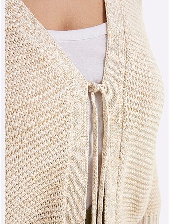 Cardigan Brillance Discrète - Taille Standard - Sheego