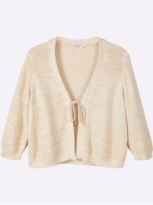 Cardigan Brillance Discrète - Taille Standard - Sheego - Kiabi Cardigan Brillance Discrète - Taille Standard - Sheego - Kiabi