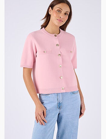 Cardigan chic maille serrée - Damart