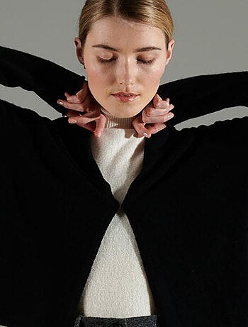 Cardigan col châle femme 100% cachemire - NAMI 2