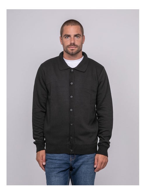 Cardigan col polo  boutonné LATOMIA - Kiabi