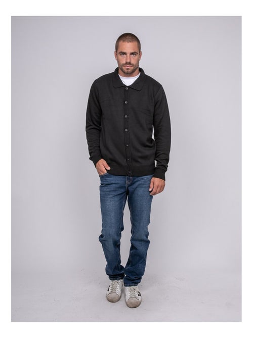 Cardigan col polo  boutonné LATOMIA - Kiabi
