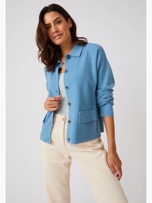 Cardigan col polo Thermolactyl - Damart - Kiabi