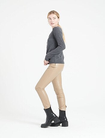 Cardigan col rond en cachemire LILLY 4A