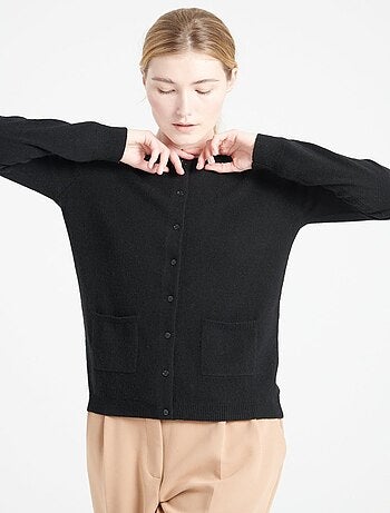 Cardigan col rond en cachemire LILLY 4A