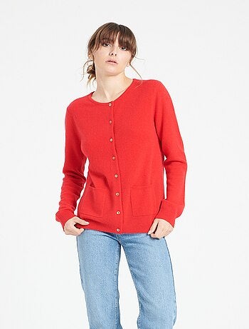 Cardigan col rond en cachemire LILLY 4A