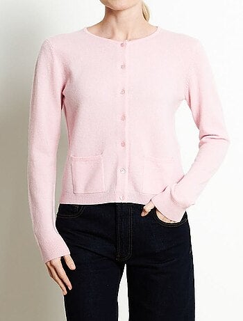 Cardigan col rond en cachemire LILLY 4B