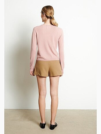 Cardigan col rond femme 100% cachemire - LILLY 4B